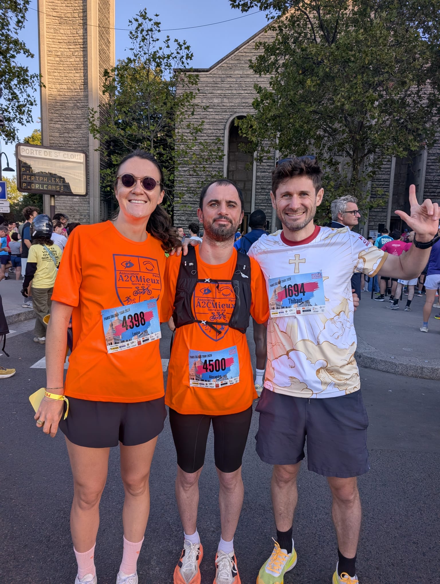 Louise et Alex, membres A2CMieux, lors d'un événement.